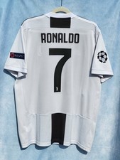 MAGLIA SHIRT ADIDAS JUVENTUS 2018-2019 RONALDO 7 UCL HOME L ORIGINAL VINTAGE