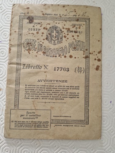 Libretto postale casse - libretto,