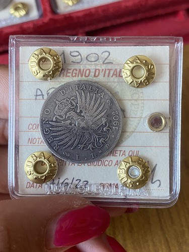 Moneta regno italia - 1, lira