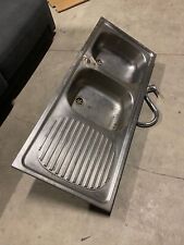 Franke Lavello da cucina in acciaio a 2 vasche con rubinetto