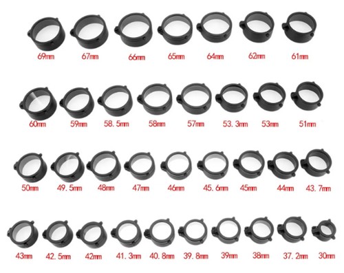 Scope lens cover flip cap - lens, up