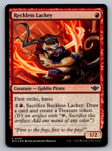 Magic reckless lackey - reckless, c