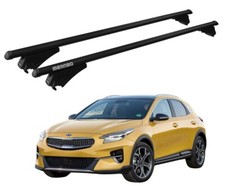 BARRE PORTATUTTO PER KIA XCEED (CD) 2019- MENABO RAILING BASSI NERE ALLUMINIO