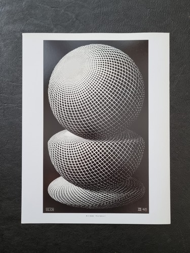 Escher tre sfere i - escher, "tre
