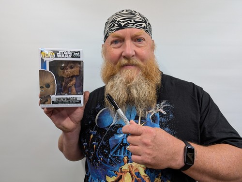 Signed star wars - star, funko