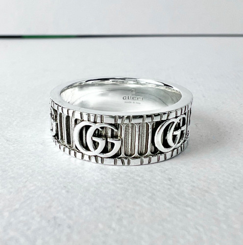 Anello gucci logo marmont - anello,