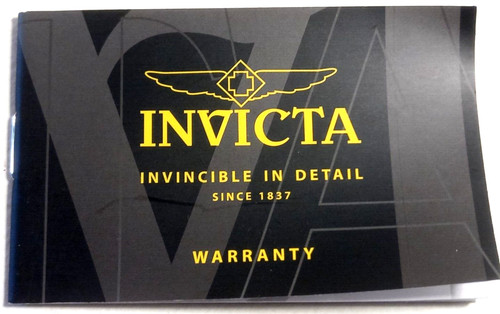 Invicta certificato di - -,