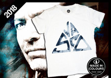 T-SHIRT VASCO ROSSI LOGO VINTAGE TOUR 2018 - LIMITED EDITION -Made in Colours