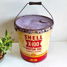 1950 Vintage Shell X100 Olio
