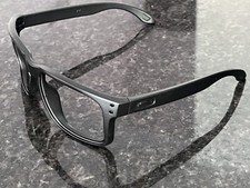 Oakley Holbrook personalizzato nero opaco solo montatura NO ICONE - rivetti obiettivo 55 mm