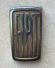 STEMMA ORIGINALE FREGIO COFANO FIAT 600  IN METALLO
