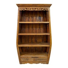 Libreria etnica in legno teak mobile espositore