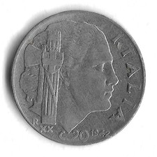1942 Italy 20 Centesimi World