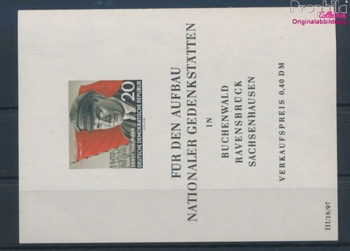 Francobolli ddr 1956 block - francobolli,