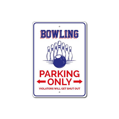 Insegna parcheggio bowler - insegna,