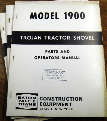 Trojan 1900 trattore - trattore, pala