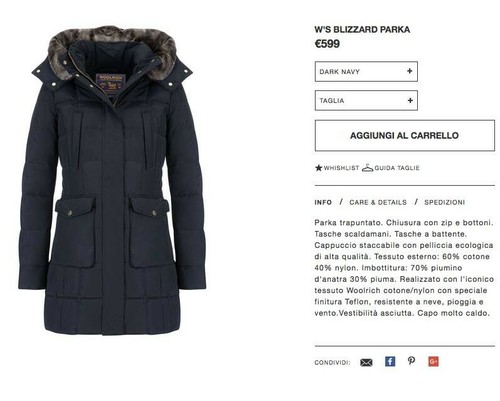 Woolrich blizzard parka - blizzard,