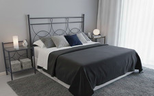 Testata letto matrimoniale in ferro battuto Marianne scegli colori/misure ITALY