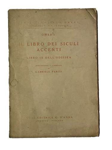 Omero libro dei siculi - il,