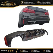 Valvola diffusore posteriore M5 LOOK NERO LUCIDO PER BMW SERIE 5 G30 G31 2018 2023 UK
