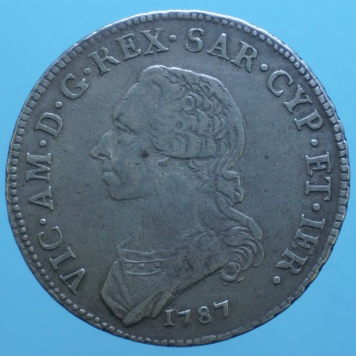 Vittorio amedeo iii scudo - amedeo, 1/2