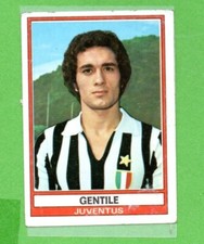 JUVENTUS CALCIATORI PANINI 1973 74 GENTILE JUVENTUS RECUPERATA AJO'