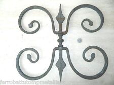 rosone a ricci in ferro battuto per barriere fai da te bricolage decoro RF.532