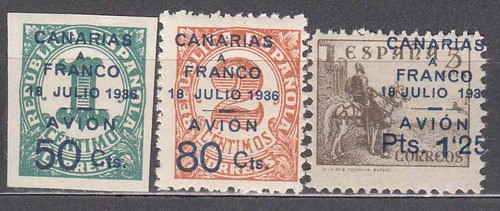 Canarie posta 1937 edifil - posta,