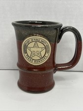 Tazza da caffè Sunset Hill in gres arte ceramica Texas Rangers