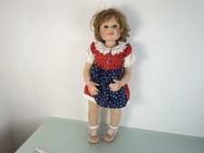 Bambola artistica bambola Monika Levenig bambola in vinile 70 cm. Ottime cond...