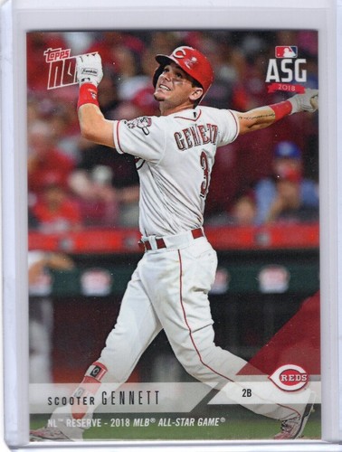 Topps now scooter gennett 2018 - topps,