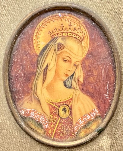Quadro miniatura madonna - quadro,