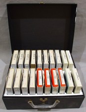 20 Big Band, Swing & Classical 8 Track Tape Lot w/ Carrying Case