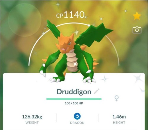 Shiny druddigon p - ✨, ✨
