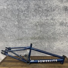 Telaio BMX Powerlite Vintage 20 pollici Blu 4130 Cromato Mid SCool BMX CRMO Acciaio