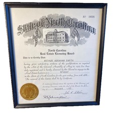 Vintage North Carolina Real