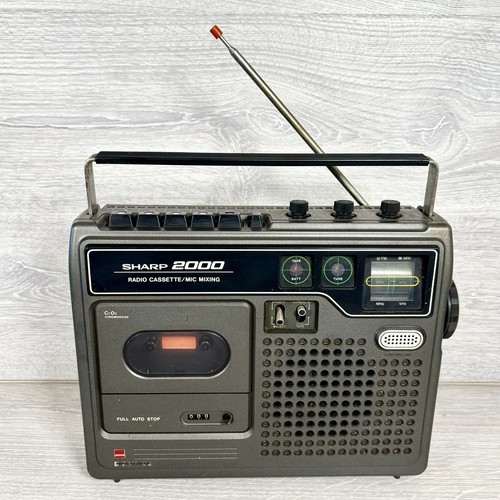 Sharp 2000h radio cassette - radio,