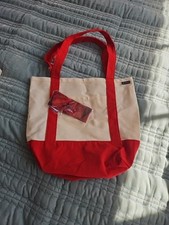 Borsa tote in tela Macys rossa