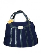 John Galliano Borsa donna Mod. Satchel Lana e Pelle