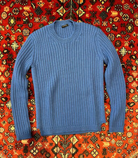 Maglione di lana uomo blu -