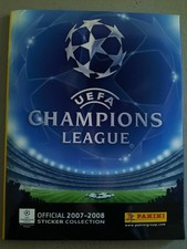 ALBUM PANINI CHAMPIONS LEAGUE 2007/2008 COMPLETO PERFETTO