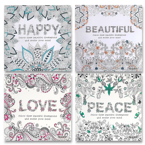 Adult anti stress colouring - stress,