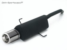 Ulter Scarico Sportivo Alfa Romeo 147 00-09 100Mm Rotondo Arrotolato Dritto