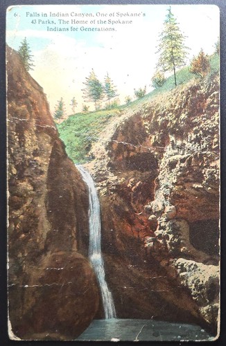Indian canyon falls - falls, spokane