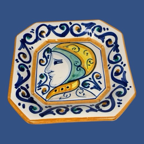 Piatto decorativo ceramica