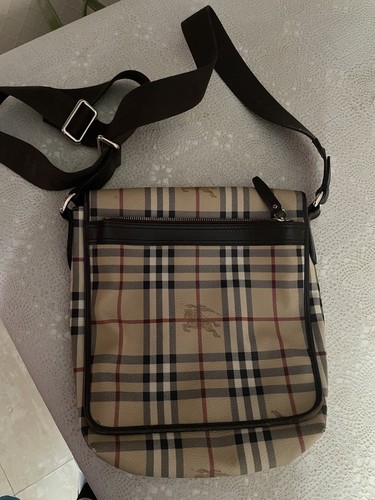 Tracolla uomo pelle burberry - tracolla,