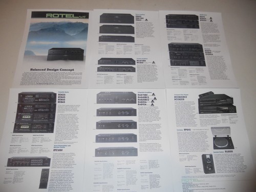 Rotel 1987 brochure - rotel,