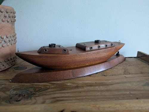 1960s wooden boat - 1960s,