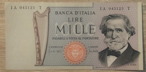 1000 lire verdi - 1000,
