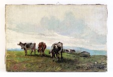 Giuseppe Solenghi | (65x50cm) signed/1913 oil on canvas. Great value wall decor